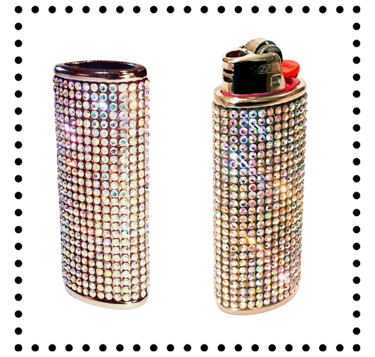 Clear Crystal Rhinestone Lighter Cover/ Sleeve